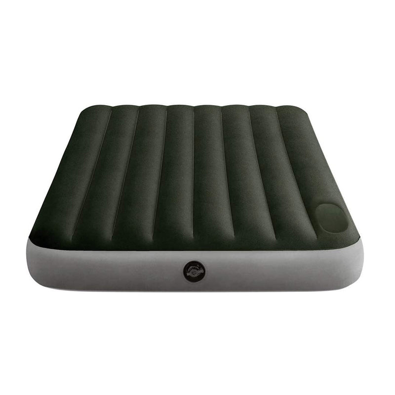 Intex Materasso Gonfiabile Dura-Beam Downy Matrimoniale con Pompa a Pedale, 152x203x25 cm