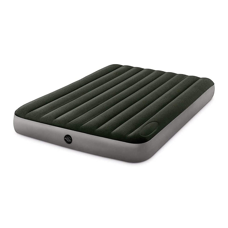 Intex Materasso Gonfiabile Dura-Beam Downy Matrimoniale con Pompa a Pedale, 152x203x25 cm
