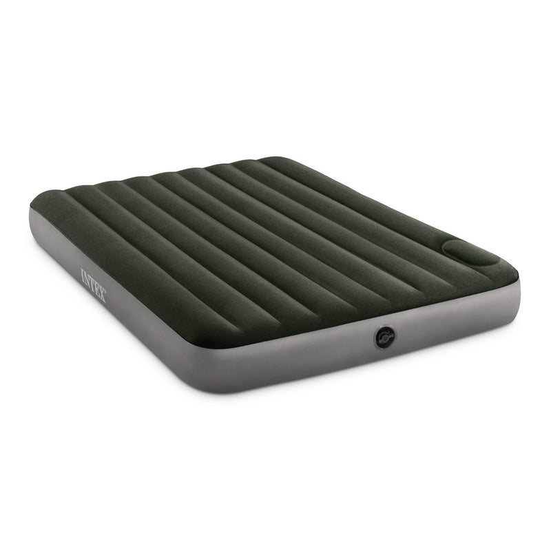 Intex Materasso Gonfiabile Dura-Beam Downy Matrimoniale con Pompa a Pedale, 152x203x25 cm