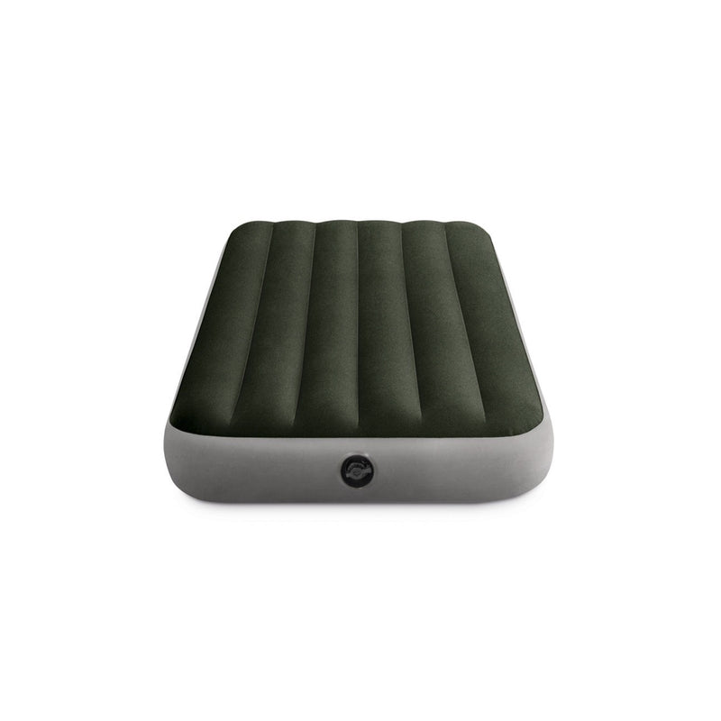 Intex Materasso Gonfiabile Prestige Downy Singolo con Pompa a Batteria, 99x191x25 cm