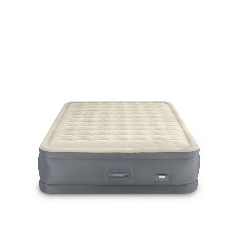 Intex Materasso Gonfiabile Dura-Beam PremAire II Matrimoniale con Pompa Elettrica e USB, 152x203x46 cm