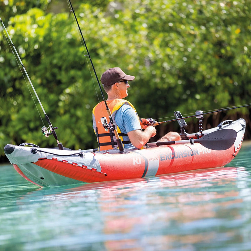 Intex Canoa Gonfiabile Excursion Pro K1, 1 posto, 305x91x46 cm