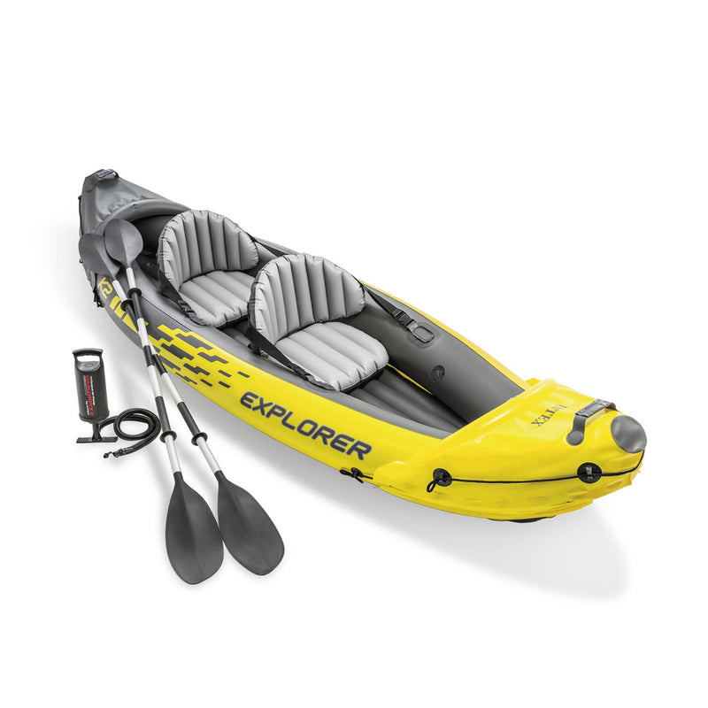 Intex Canoa Gonfiabile Explorer K2, 2 posti, 312x91x51 cm
