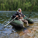 Intex Canotto Belly Boat Gommone Gonfiabile per la Pesca Big Catch Pro, 165x119x38 cm