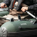 Intex Canotto Belly Boat Gommone Gonfiabile per la Pesca Big Catch Pro, 165x119x38 cm