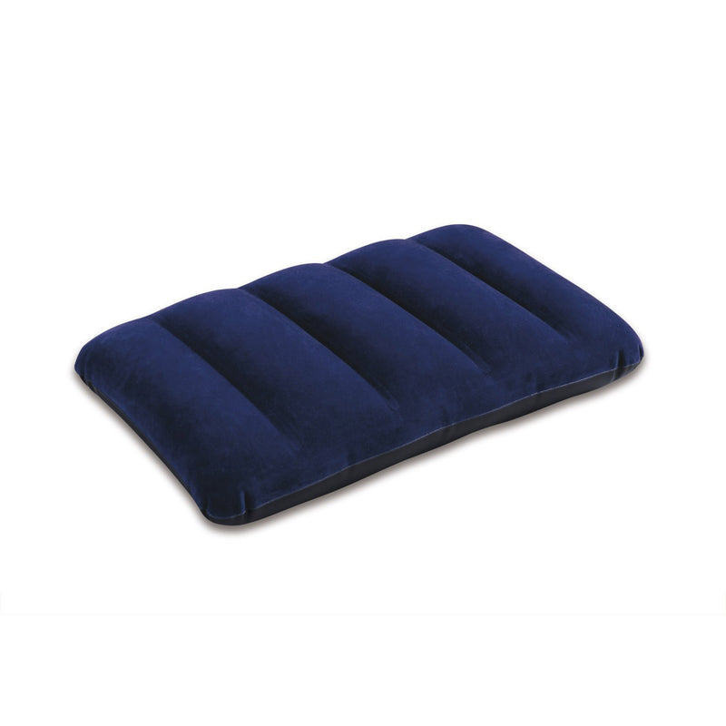 Intex  Cuscino Camping Floccato Blu