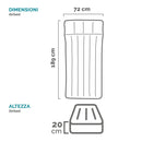 Intex Materasso Camping Laminato 72x189x20 cm