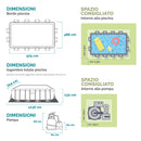 Piscina Rettangolare Ultra XTR Frame 975cm x 488cm x 132cm
